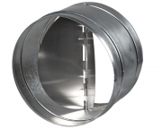 Обратный клапан D 100 мм для вентиляции / оцинкованная сталь