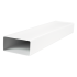 Канал-воздуховод прямоугольный 110*55 мм - 1 м плоский жесткий пластиковый Вентс/ Vents 5010