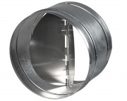 Обратный клапан D 125 мм для вентиляции / оцинкованная сталь
